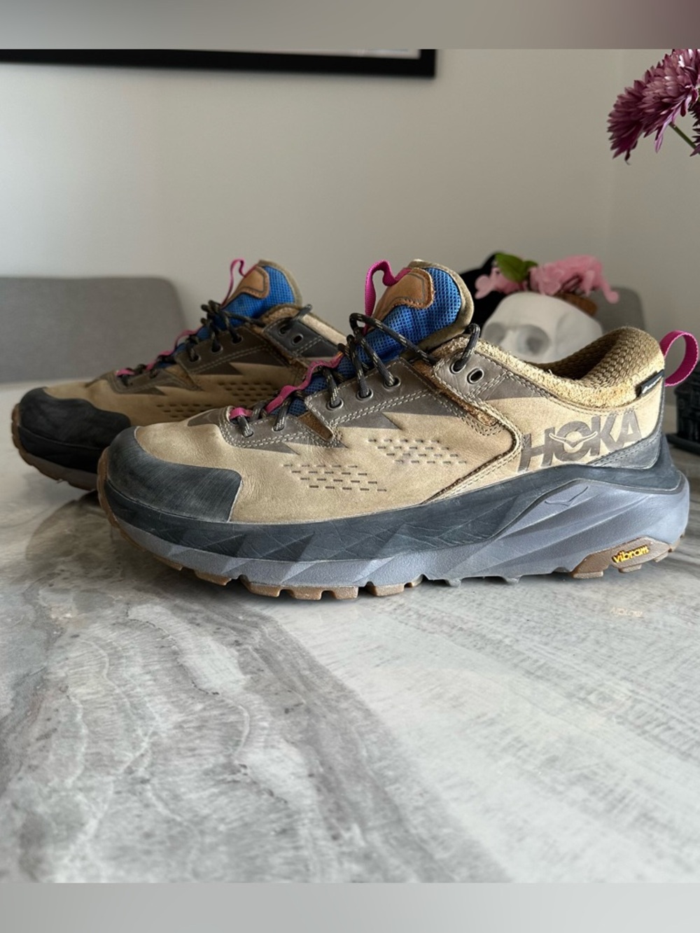 Bodega x Hoka Kaha Low GTX Martini Olive Almond Sneakers